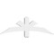 Ekena Millwork Davenport Architectural Grade PVC Gable Bracket, 48"W x 16"H x 4"D x 4"F, 8/12 Pitch GBP048X16X0404DAV00 - alternate 4